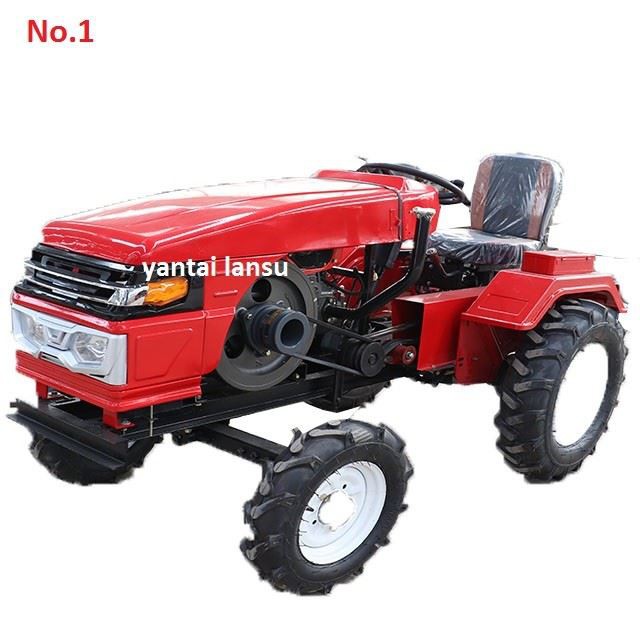 Baštenski mini traktor Dizel motor Mini traktor Mini traktor sa prednjim utovarivačem i rovokopačem